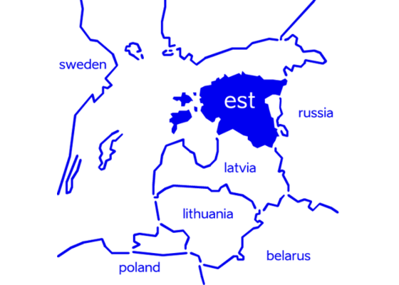 Otto marchi provenienti dall'Estonia